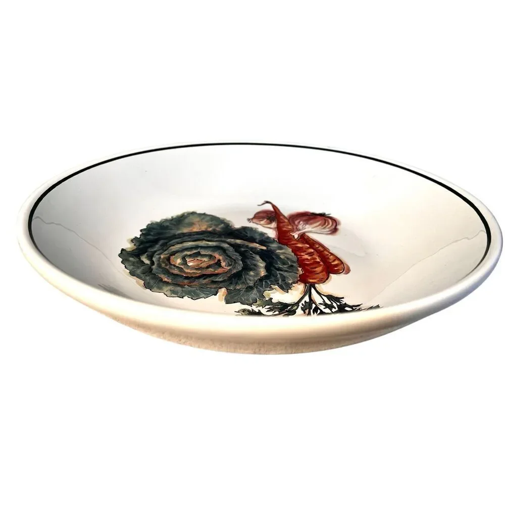 Williams Sonoma Harvest Large Serving Pasta Salad Bowl Carrots Cabbage Discontin
